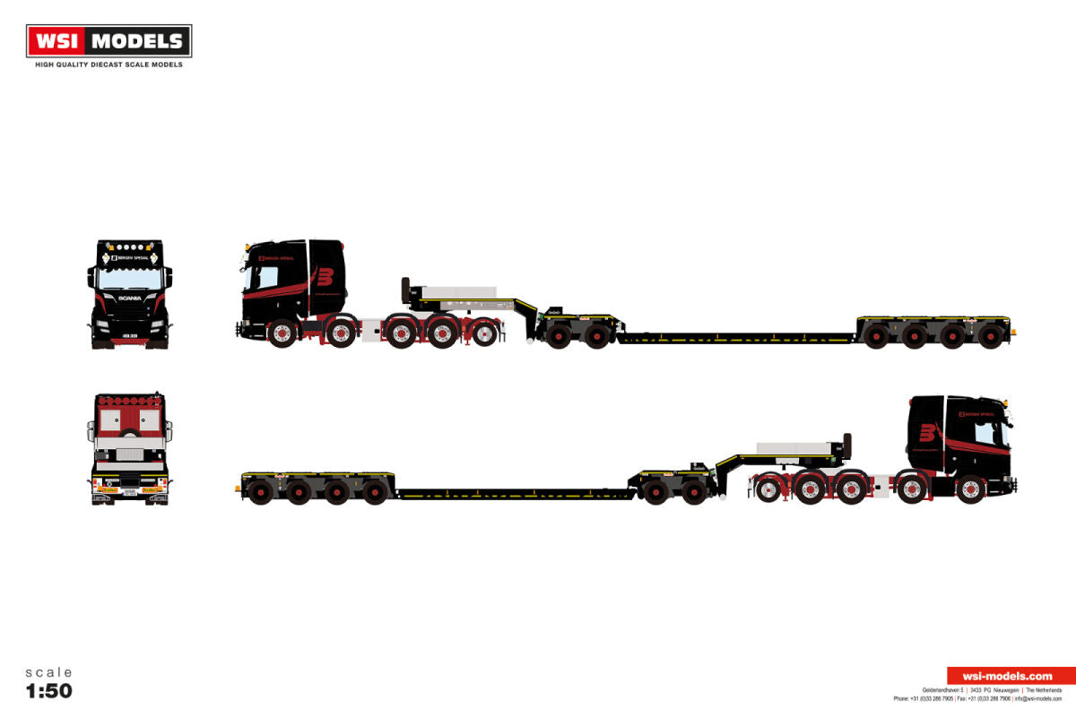 Bergen Spesialtransport; SCANIA R HIGHLINE CR20H 8X4