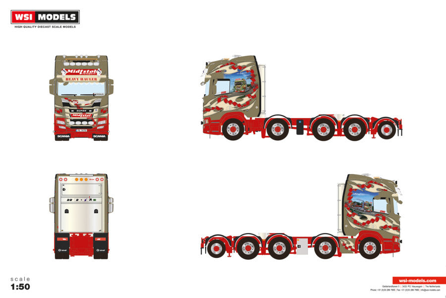 Midtstøl 8X4 with add on axle