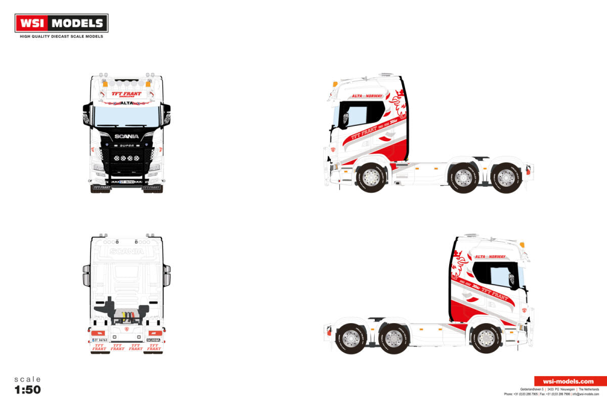 TFT Frakt; SCANIA S HIGHLINE CS20H 6X2