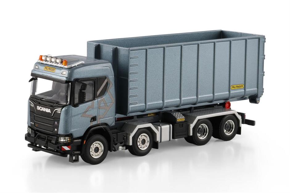 WSI  Scania NG R 8x4/4 Krokløft og 40 kbm container åpen
