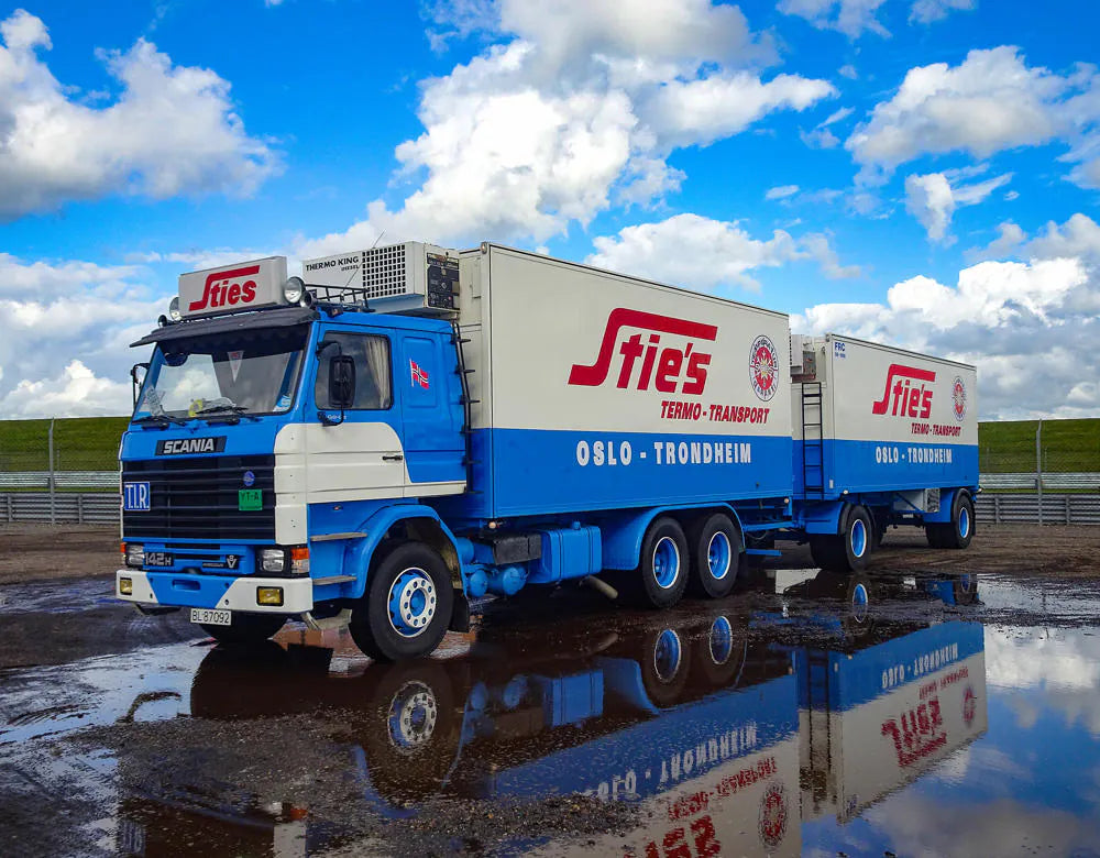 Sties Scania 142 med henger