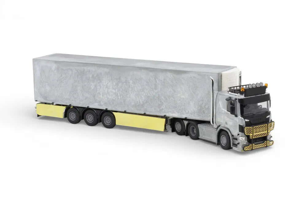 Scania NGR Lowcab 6x2 met 3-assige koeltrailer