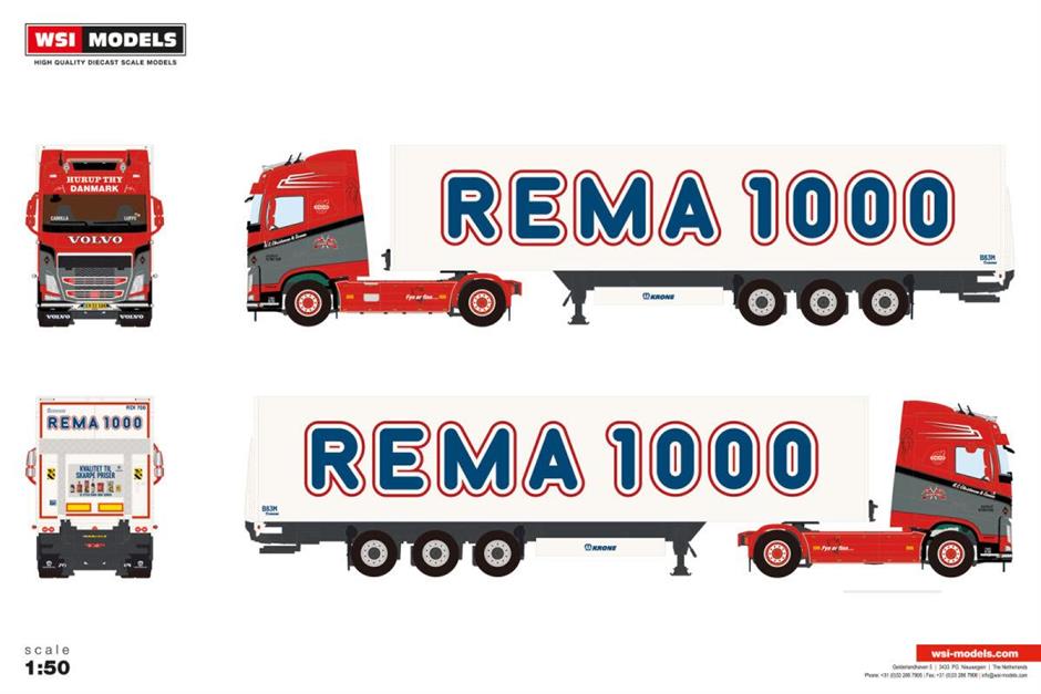 WSI Volvo L FH4 Gl.tr Christensen & Sønner 'REMA 1000' (FB)