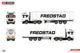 Fredstad; SCANIA R NORMAL CR20N 6X2 TWIN STEER BOX TRAILER - 3 AXLE