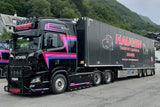 Haugen; SCANIA S HIGHLINE CS20H 6X4 SEMI BOX TRAILER - 3 AXLE