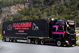 Haugen; SCANIA S HIGHLINE CS20H 6X4 SEMI BOX TRAILER - 3 AXLE