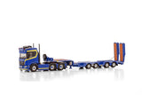 JB Bilbärgning; SCANIA R NORMAL CR20N 6X2 TAG AXLE SEMI WHEEL WELL LOW LOADER - 4 AXLE