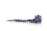 JB Bilbärgning; SCANIA R NORMAL CR20N 6X2 TAG AXLE SEMI WHEEL WELL LOW LOADER - 4 AXLE