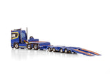 JB Bilbärgning; SCANIA R NORMAL CR20N 6X2 TAG AXLE SEMI WHEEL WELL LOW LOADER - 4 AXLE