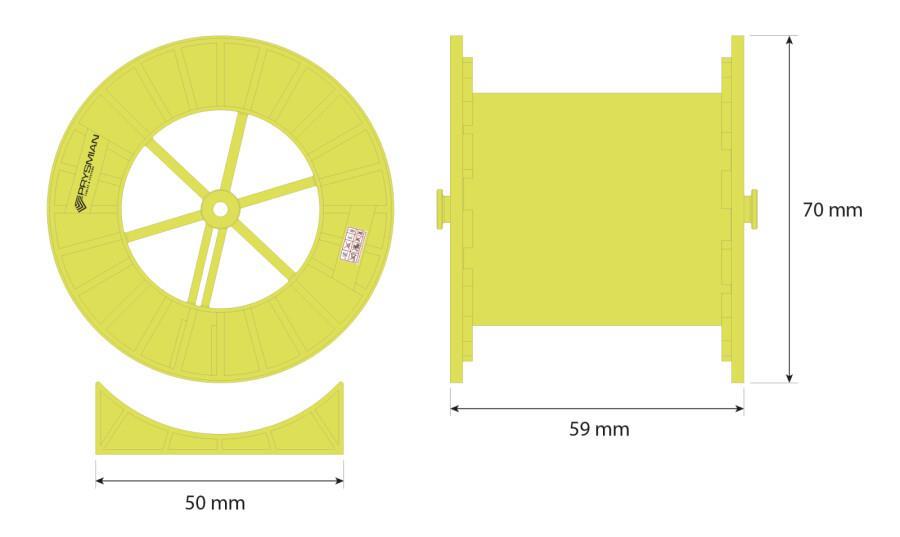 WSI Cable reel 40mm  (TP)
