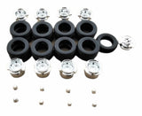 Tekno sett 8 stk felg/ 16 stk dekk Meusberger trailer chrome (TP)