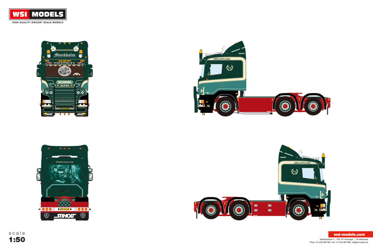 Munkholm; SCANIA R6 FLAT ROOF 6X2 TAG AXLE