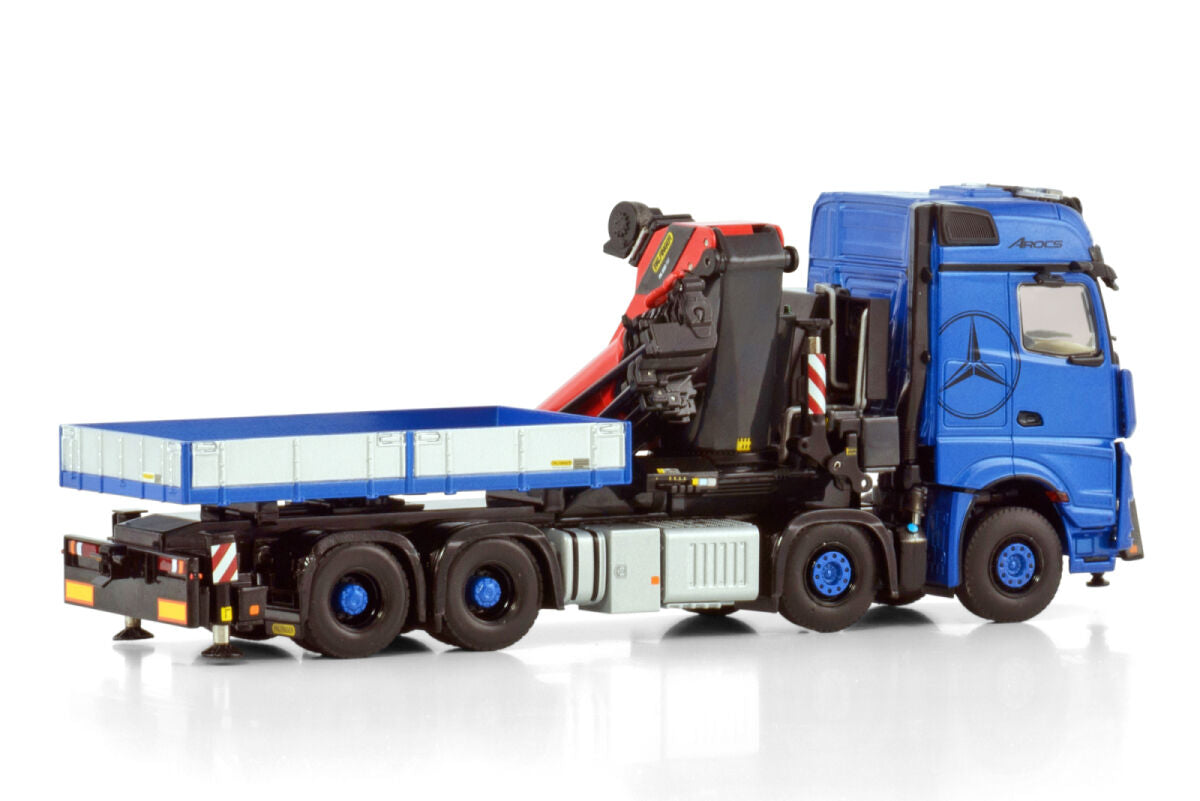 Premium Line; MERCEDES-BENZ AROCS MP5 BIG SPACE 8X4 WITH PALFINGER PK 1650 TEC + JIB DEMOUNTABLE BODY