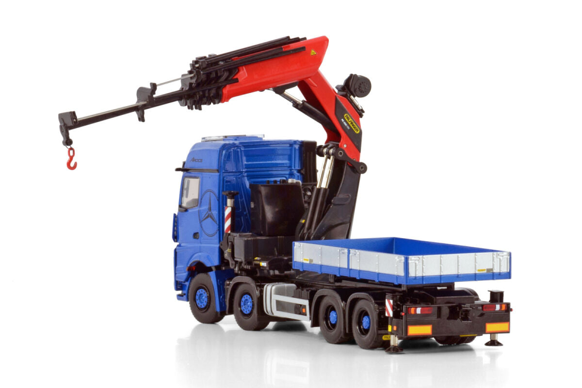 Premium Line; MERCEDES-BENZ AROCS MP5 BIG SPACE 8X4 WITH PALFINGER PK 1650 TEC + JIB DEMOUNTABLE BODY