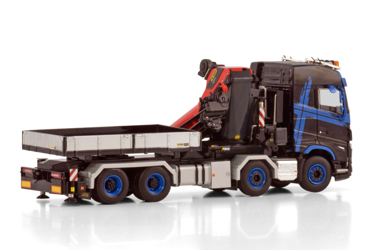 Premium Line; VOLVO FH5 GLOBETROTTER 8X4 WITH PALFINGER PK 1350 TEC + JIB DEMOUNTABLE BODY