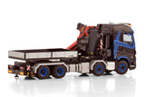 Premium Line; VOLVO FH5 GLOBETROTTER 8X4 WITH PALFINGER PK 1350 TEC + JIB DEMOUNTABLE BODY