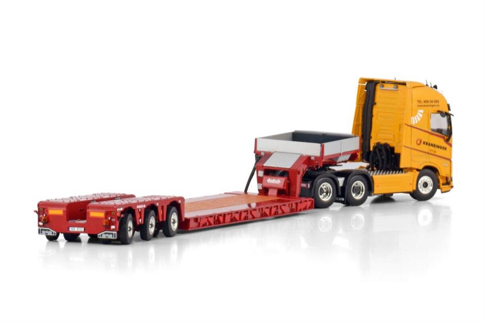 WSI Volvo FH5 Gl.tr XL 6x2 Kranringen m/3-axle Euro PX lowloader (NO)