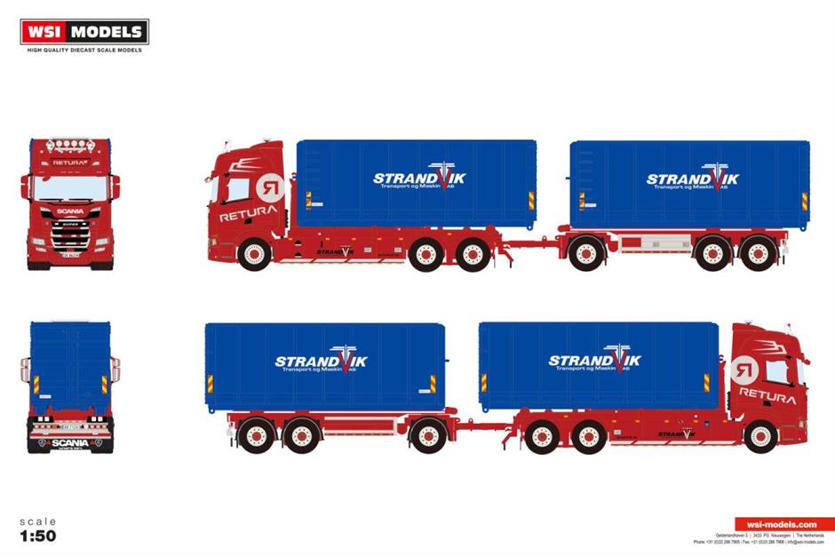 WSI Scania R HL 6x2 RETURA (NO)