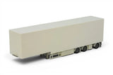 Trailer step-deck closed box