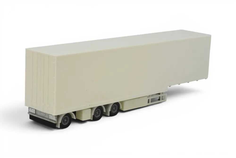 Trailer step-deck closed box