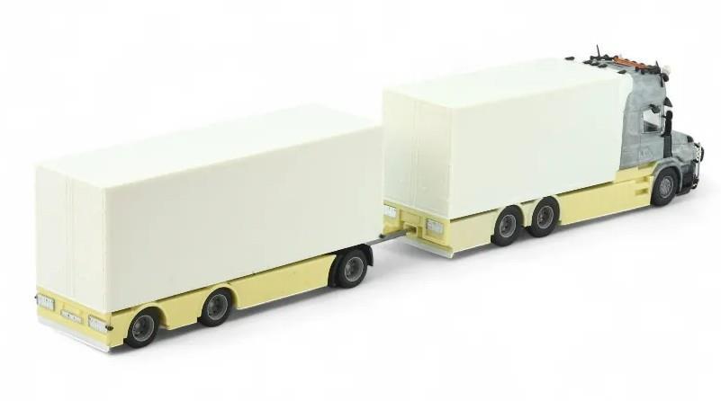 Tekno KIT Scania T Topline motorwagen met 3-assige schamel